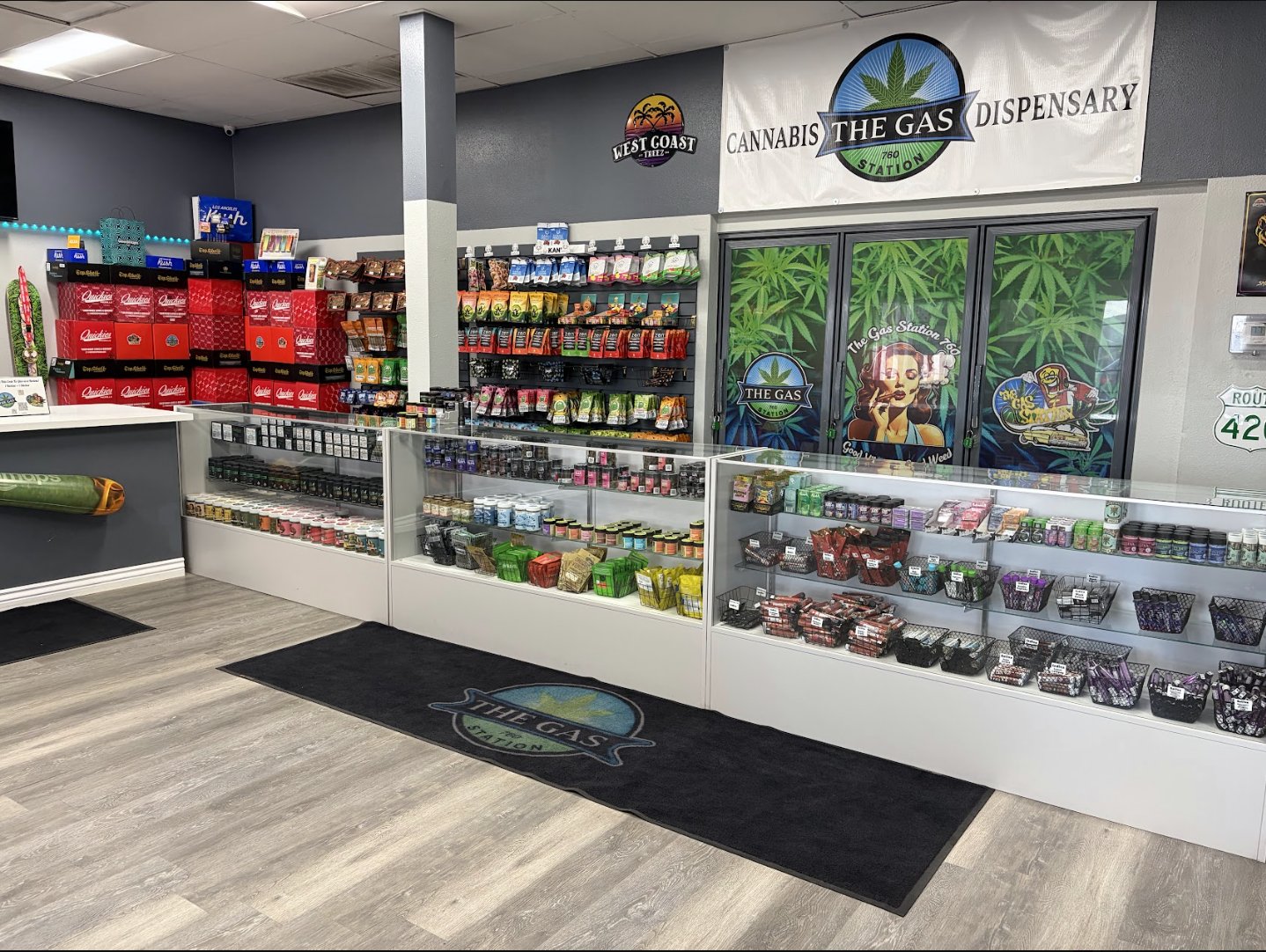 Fuel canopy & cannabis dispensary signage